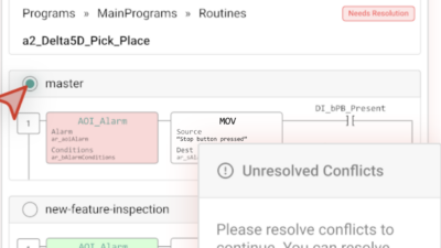 Copia Automation interface.