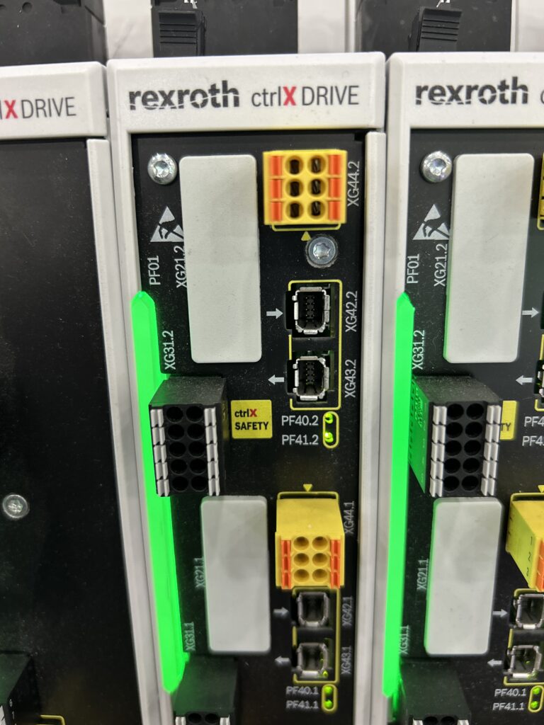 Bosch Rexroth displayed a variety of control solutions including its ctrlX Drive, which provides scalable motion control that can simplify integration on packaging lines.
