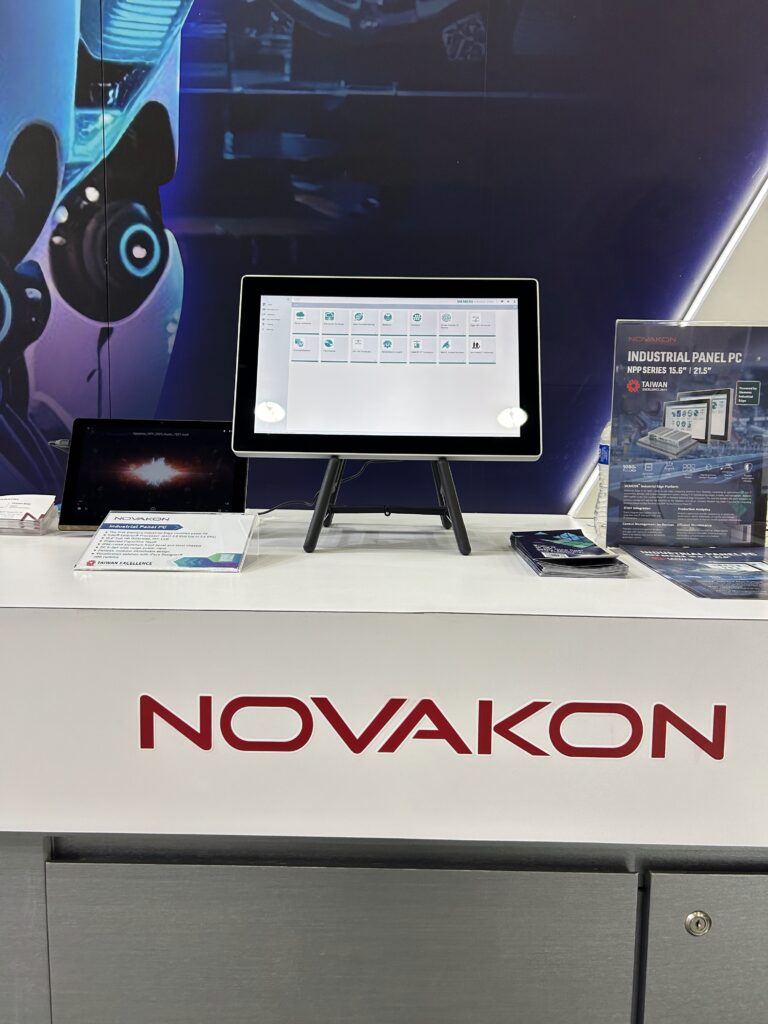 Novakon’s industrial panel combines human machine interface (HMI) functionality with a rugged design, built for demanding environments like the packaging floor.