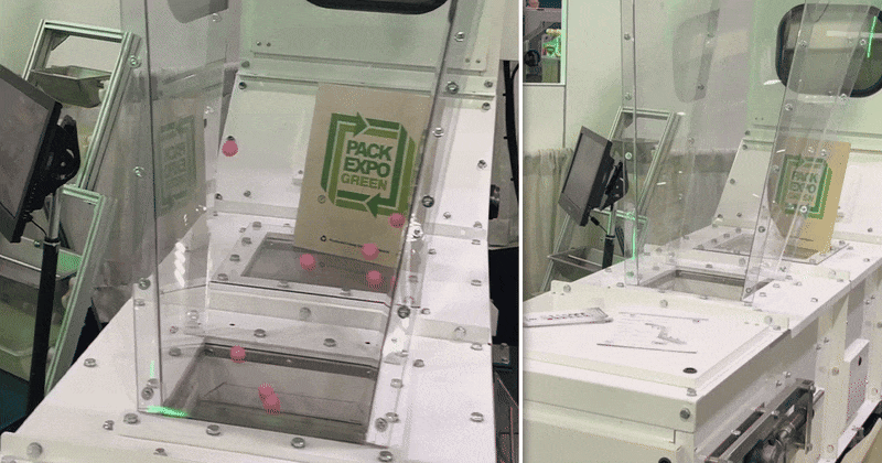 Ryson highlighted its enclosed bucket elevator at Pack Expo Southeast. Pivoting buckets help prevent spillage, making it suitable for material handling in food, cosmetics, and pharmaceuticals.