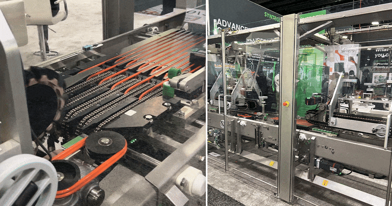 Syntegon's Kliklock AOC was captured on video at Pack Expo Southeast in Atlanta, Georgia, in March 2025. The machine forms, loads, and seals cartons in one motion. The global cartoning market is projected to reach $13.48 billion by 2034, according to a report from Towards Packaging.