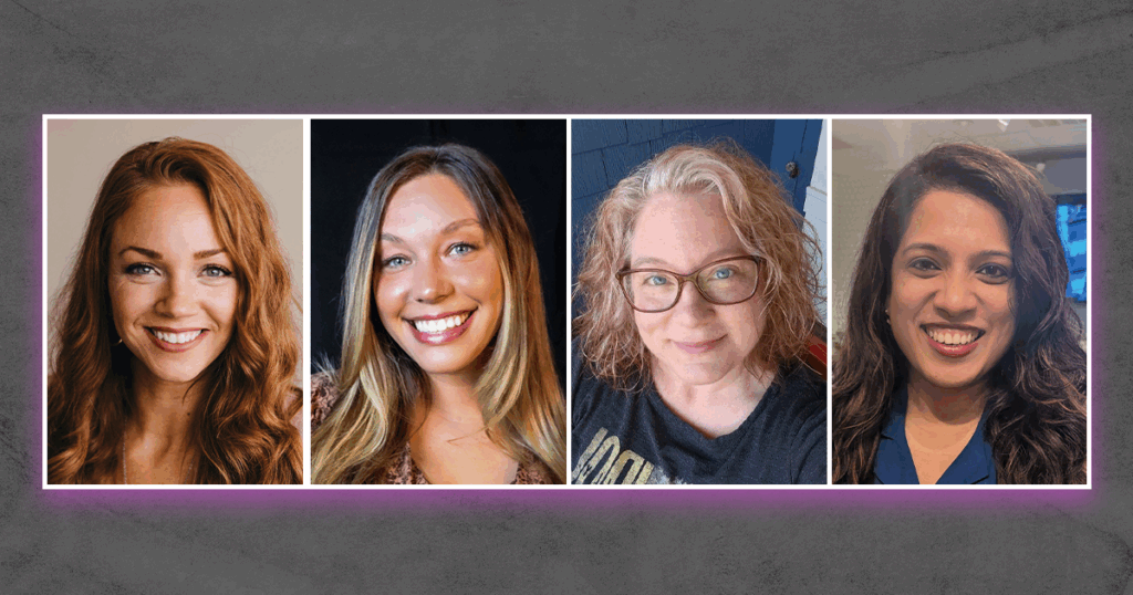 Episode 8 of The Downtime spotlights talented women for Women in the Trades Day. From left to right: Hoosier Feeders' Ashley Davis, Morrison Container Handling Solutions' Mia Stevens, Reliance Worldwide Corporations' Amber Fritz, and Arup's Sushmitha (Sushi) Sudhir.