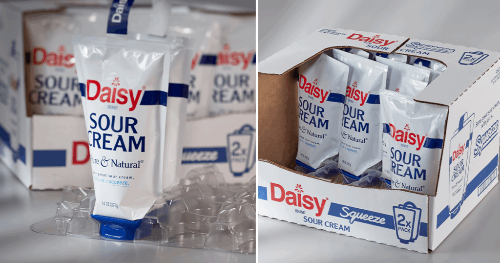 Fitment pouches are one of the many types of pouches used in flexible packaging, with one of the most well-recognized being Daisy Sour Cream. Toppan says the addition of the pouch expanded the brand's shelf space and consumer base.
