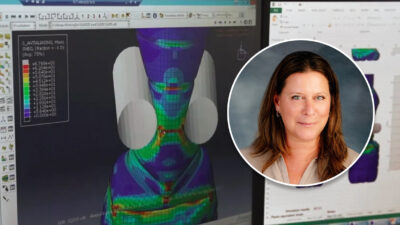 Stephanie Neil, VP and Editorial Director at WTWH Media, joined The Downtime to discuss her Packaging OEM story on Amcor’s sustainable packaging design using Dassault Systèmes’ 3DExperience platform, which streamlines development and reduces waste. Neil, pictured on the right side of the image, has covered manufacturing automation for more than 20 years.
