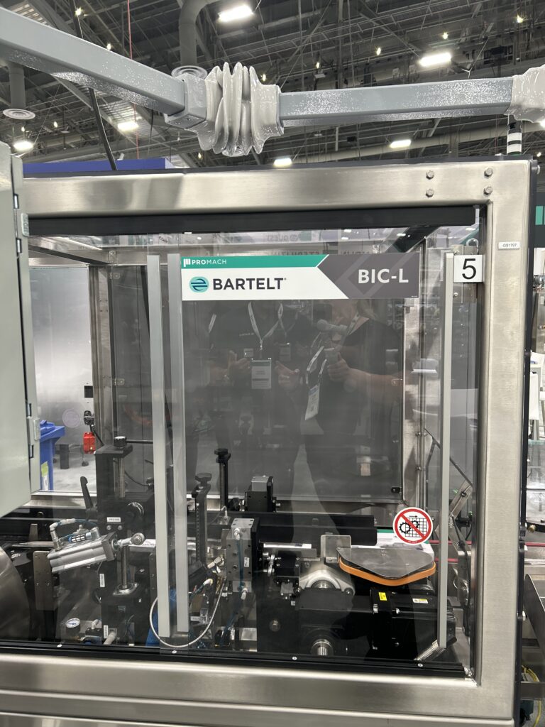 Bartelt Packaging, a ProMach brand, shared its BIC-L Cartoner at Pack Expo Las Vegas. It’s a servo-driven, horizontal, intermittent motion cartoner designed for a variety of packaging products including food, consumer goods, and pharmaceuticals.