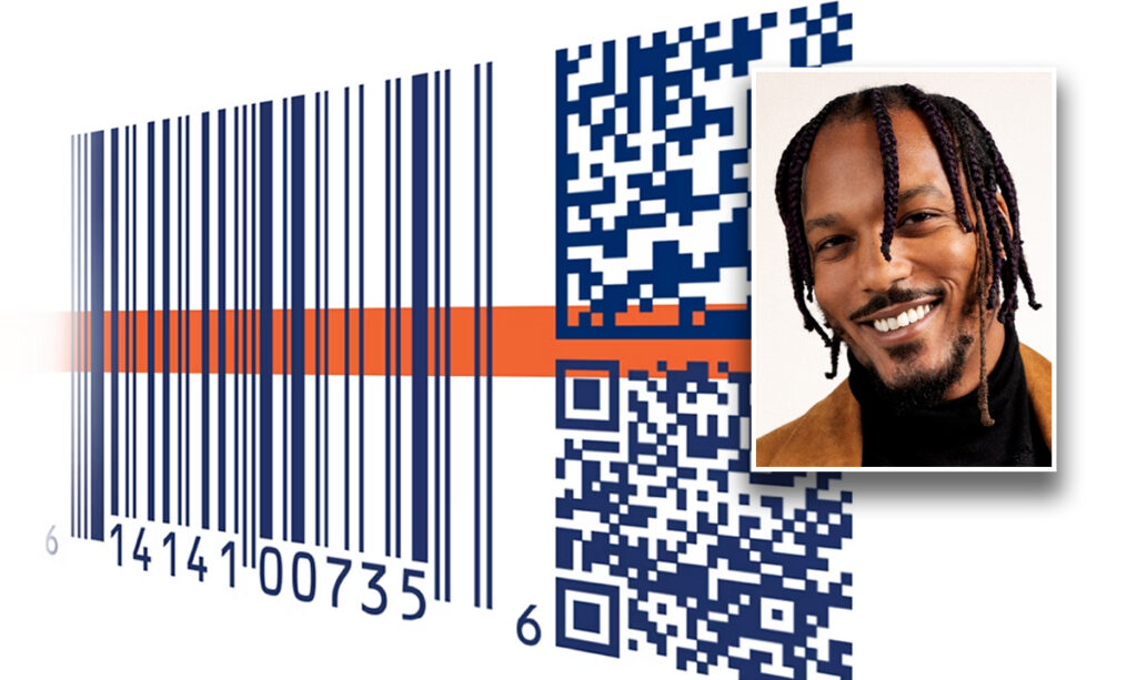 Andrew Morehead Jr., director of global standards at GS1 US, is shown on the right. He joined The Downtime podcast to explain how 2D barcodes hold more data than 1D barcodes and what OEMs need to know about Sunrise 2027.