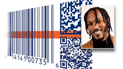 Andrew Morehead Jr., director of global standards at GS1 US, is shown on the right. He joined The Downtime podcast to explain how 2D barcodes hold more data than 1D barcodes and what OEMs need to know about Sunrise 2027.