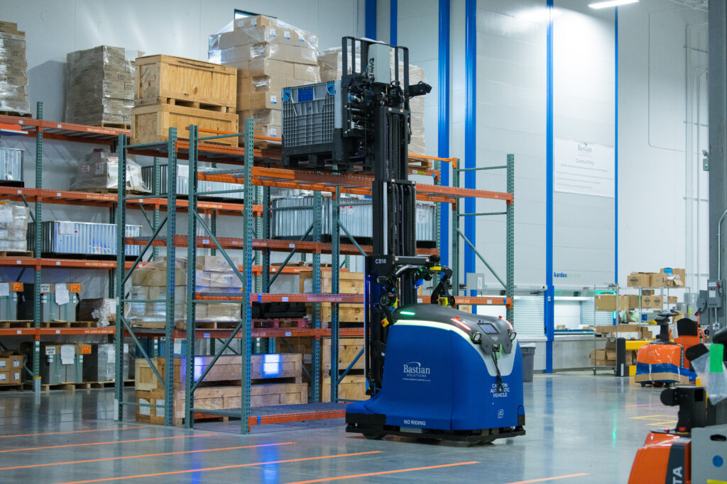 AI can be used to inspect pallets for damage and identify potential issues before they create safety risks or operational disruptions.