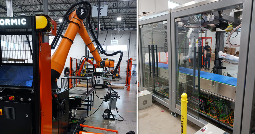 Formic marks the opening of its new headquarters, showcasing robotics-as-a-service palletizing and automation workcells.