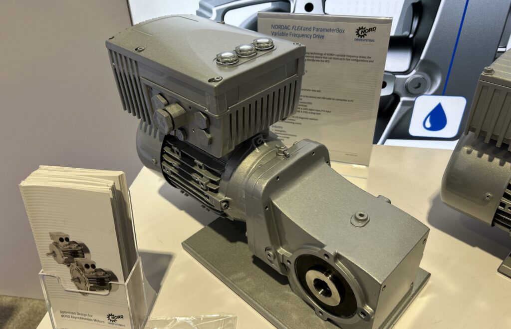 Nord Drivesystems highlighted a variety of its variable frequency drives, including the NORDAC Flex, at ProMat 2025 in Chicago, Illinois.