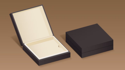 Robots enable rigid box creation and assembly for attractive and durable packaging such as this.