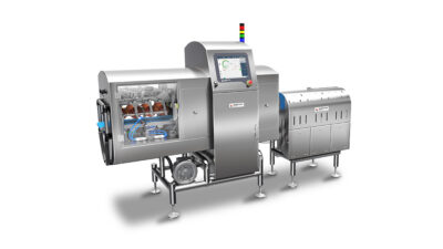 Antares Vision Group’s ALL-IN-ONE inspection system combines micro-leak detection, X-ray inspection, and checkweighing in one machine for in-line packaging quality control.