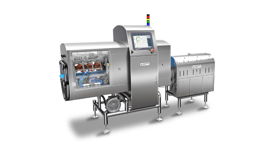 Antares Vision Group’s ALL-IN-ONE inspection system combines micro-leak detection, X-ray inspection, and checkweighing in one machine for in-line packaging quality control.